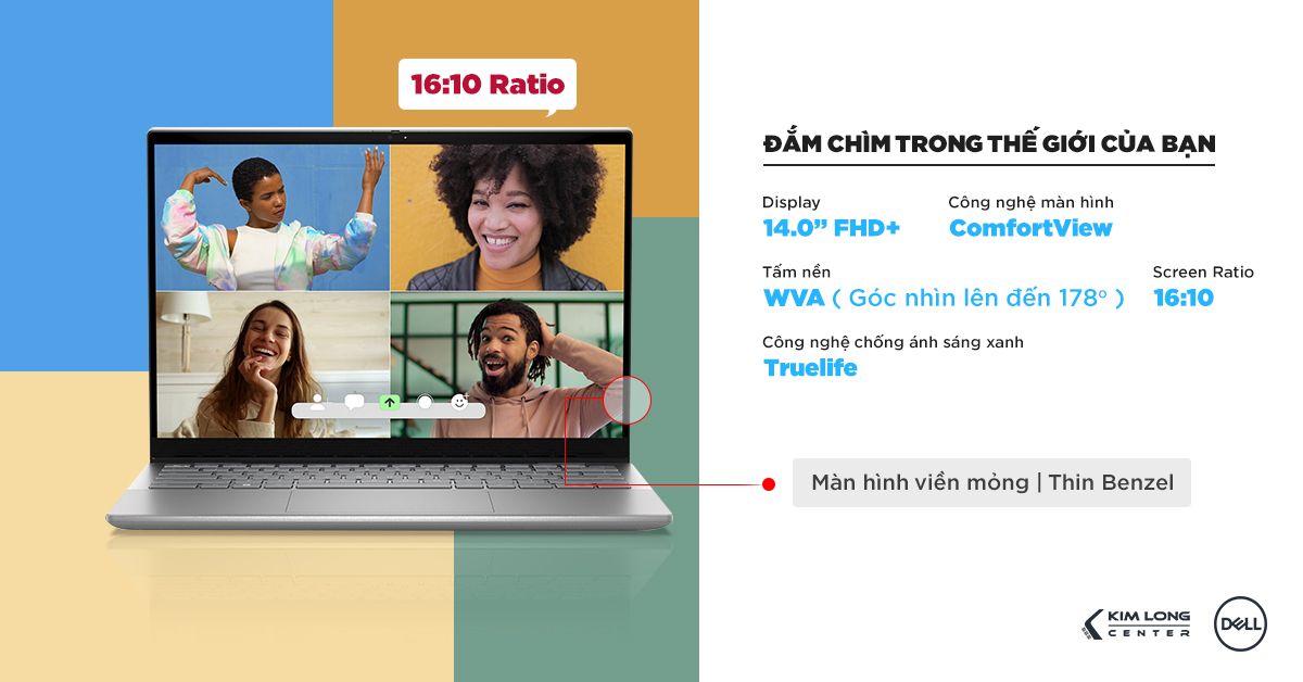 Màn hình sắc nét, sống  động