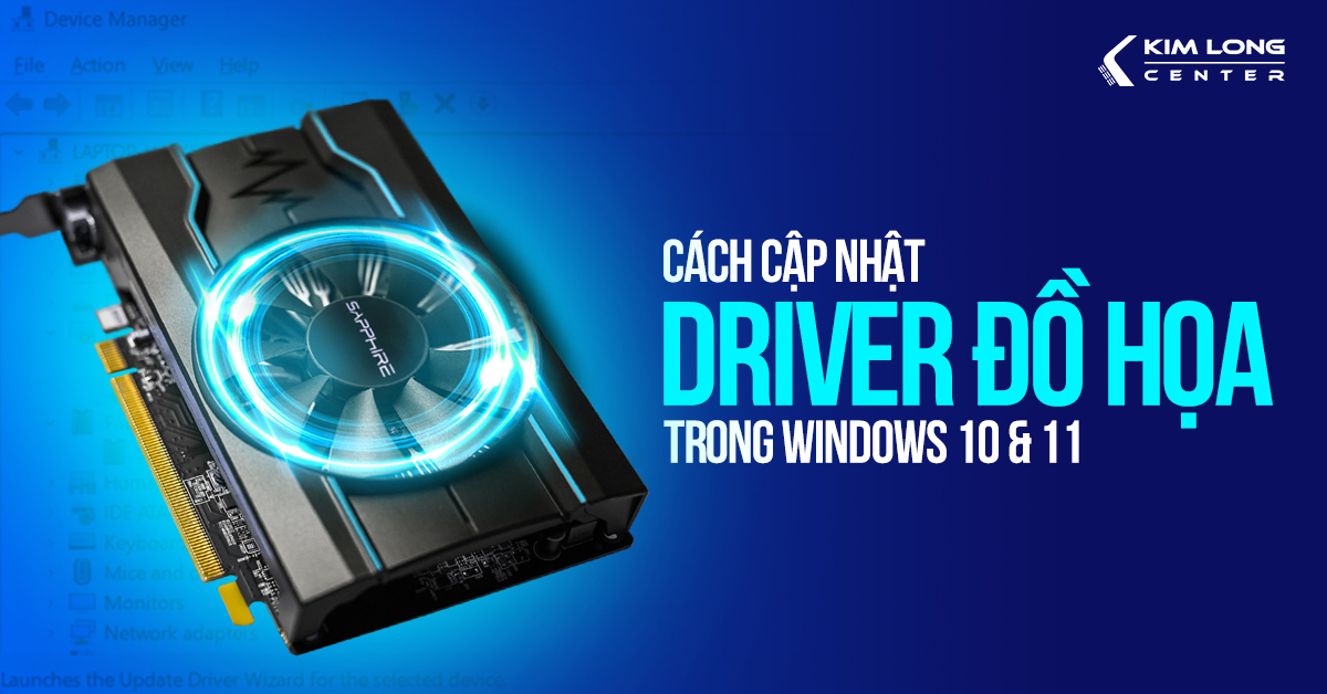 Hướng dẫn cập nhật driver đồ họa trên Windows 10 và 11
