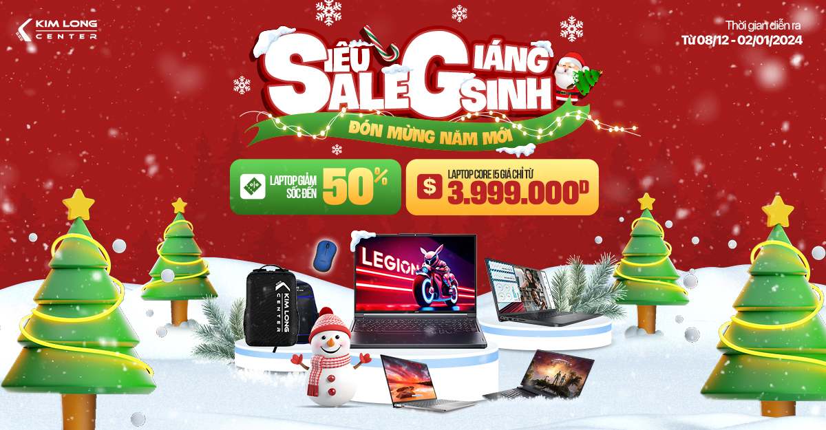 SIÊU SALE GIÁNG SINH - ĐÓN MỪNG NĂM MỚI! 